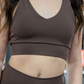 LUXE Crop Brown