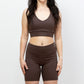 LUXE Shorts Brown