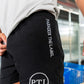 Black 5" Zip Pocket Gym Shorts